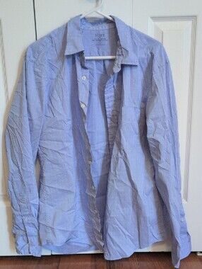 J. Crew Light Blue Button-Down Performance Shirt